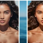 여성용 니트 롱스커트 - Here are three image generation prompts based on the provided text, designed to be age-appropriate a...