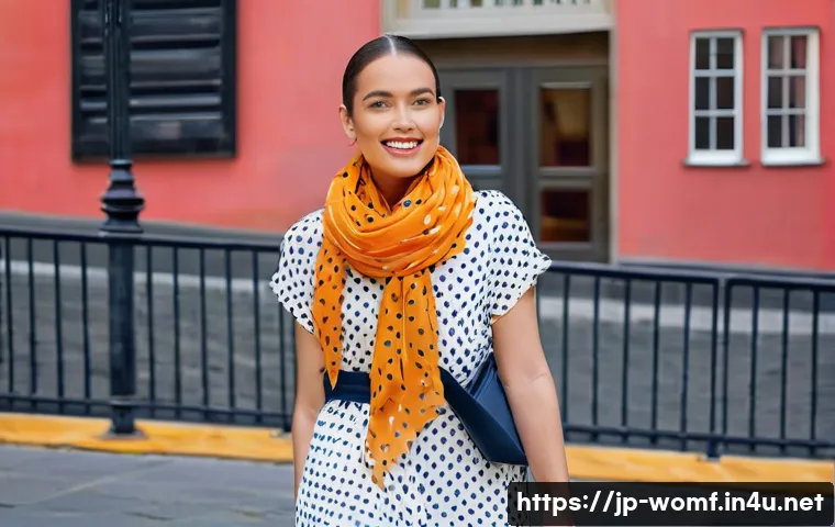 봄 스카프 스타일링 관련 이미지 2
