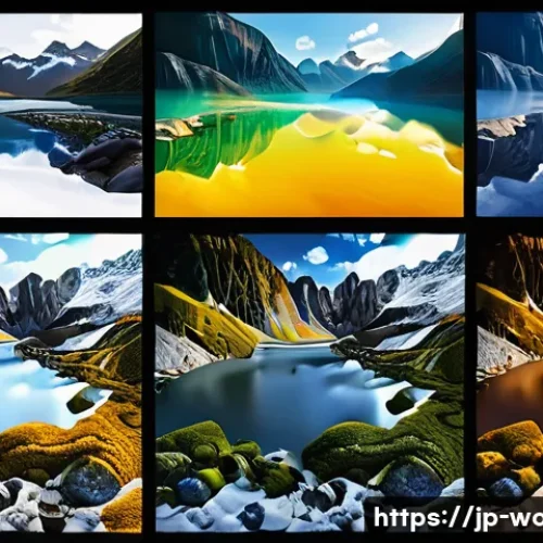 여성 겨울 야상 자켓 - Here are three detailed image generation prompts in English: